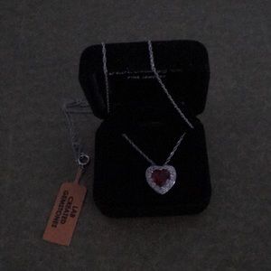 Ruby pendant necklace